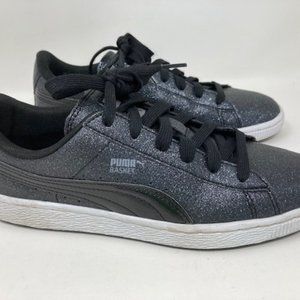 Puma Glittery Low Top Sneakers - Size 6.5C